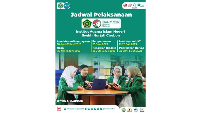 Jadwal dan Tata Cara Pendaftaran UM-PTKIN 2023