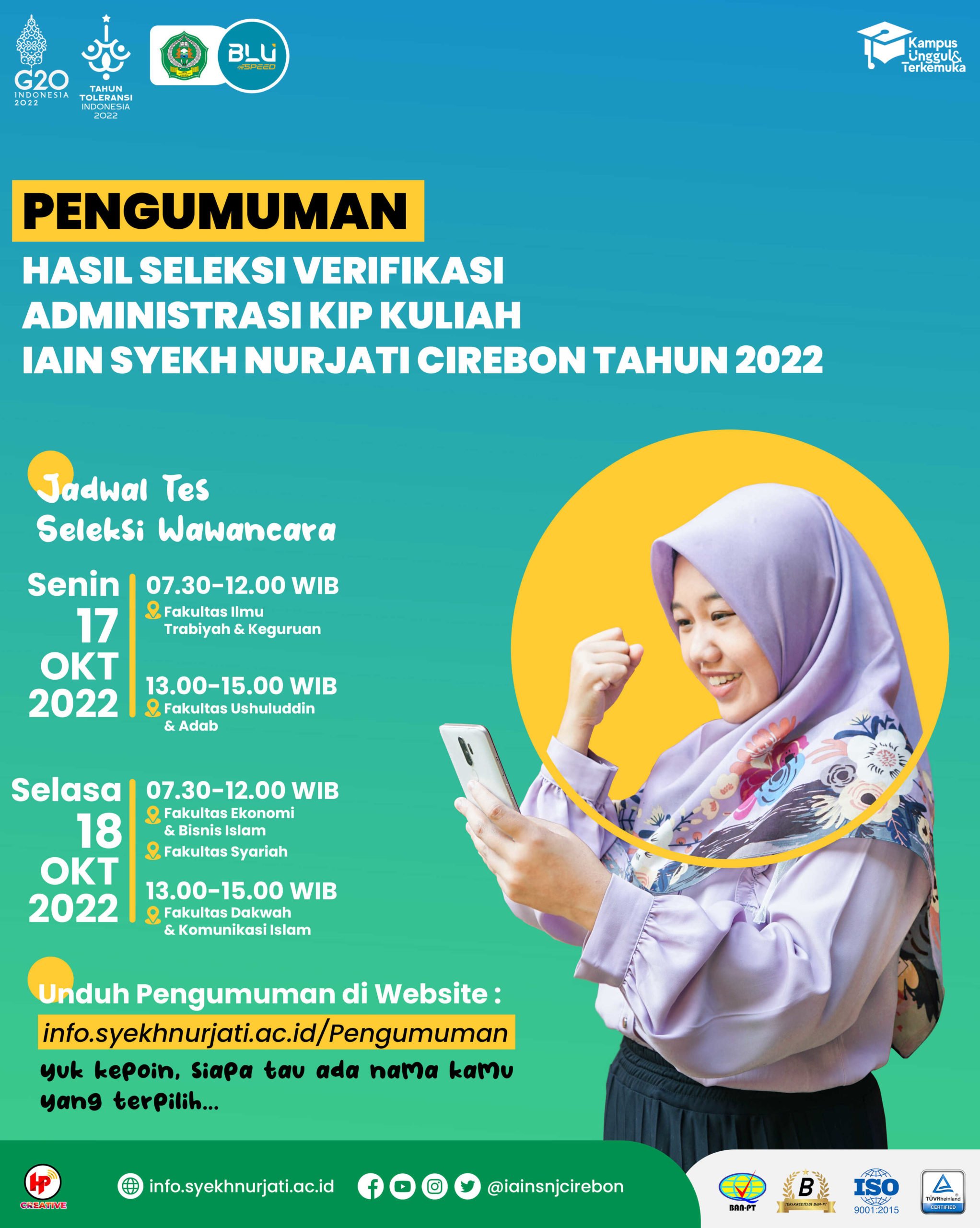 Seleksi Verifikasi Administrasi KIP