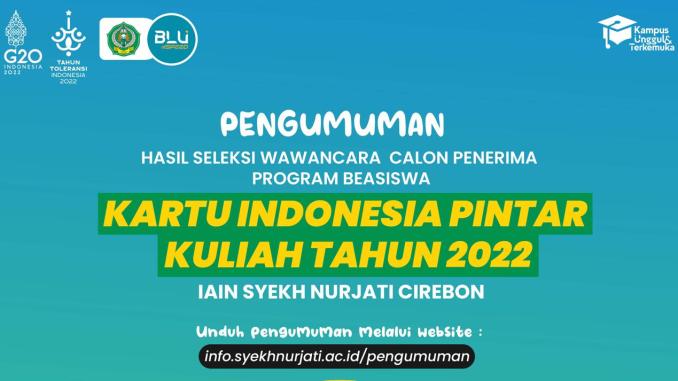 Pengumuman Beasiswa KIP