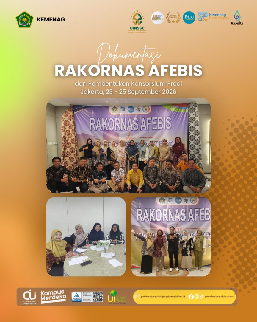 Jurusan Pariwisata Syariah UIN Siber Syekh Nurjati Hadiri RAKORNAS dan Pembentukan Konsorsium Prodi AFEBIS